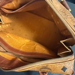 MCM レザーボストンバッグの画像