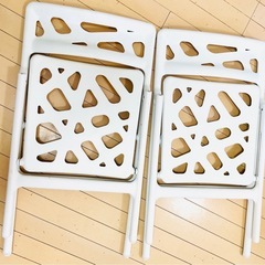 折りたたみ椅子　2点　ニトリ　来客用