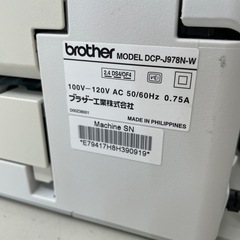 インクジェットプリンタ　ブラザーdcp j978の画像