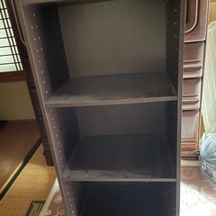カラーボックス　焦茶