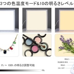 PULUZ 撮影ボックス　40cm 簡易スタジオ　38cm LEDライトパネル　折りたたみの画像
