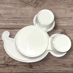 【未使用】ディズニー❤ミッキーマウス　お子様プレート　2個セットの画像