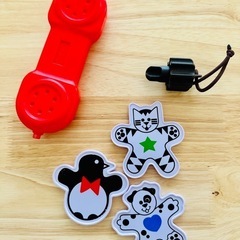 【無料】日本育児　木のミュージカルキッズランドDX おもちゃパネル付き　の画像