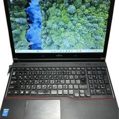 富士通 大画面ノートPC Win11/Office/i5/SSD...