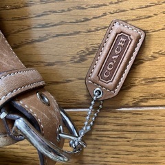 本革！COACHショルダーバック✨の画像