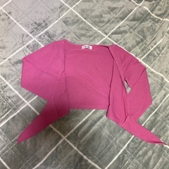 サイズなしカーディガンピンクの画像