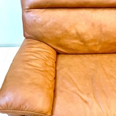 ニトリ 3人掛けソファ B637 キャメルブラウンの画像