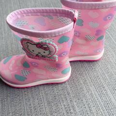 ハローキティ　Hello kitty　子供　雨靴　キッズ　レインシューズ　レインブーツ　レイン靴　の画像