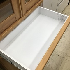 食器棚　ウッド調の画像