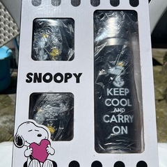 スヌーピーステンレス製 水筒コップセット