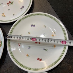 コレール皿5枚セットの画像