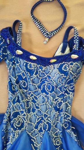 社交ダンスデモ用ドレス