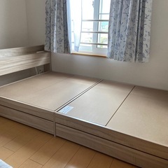 モダンデコ[セミダブル・USBコンセント・収納]