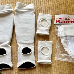 空手　サポーター３点セット　防具の画像