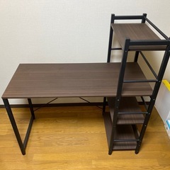 シェルフ付デスク
