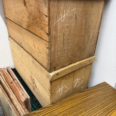 引取限定。差し上げます！木箱・木棚の画像