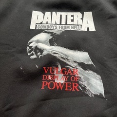 ☆PANTERA☆ ブラック スウェット　XL ヘビメタル　バンド　ヴィンテージの画像