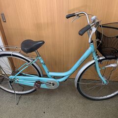 整備済み中古自転車　２６インチ　LEDオートライト自転車