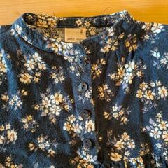 プティマイン　子供服　キッズ服　90　petitmain　長袖ワンピースの画像