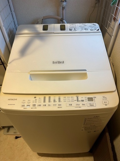 日立 全自動洗濯機 10kg 
ホワイト ビートウォッシュ BW-X100J W 液体洗剤・柔軟剤自動投入