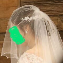 ウエディング　ヘアアクセサリーの画像