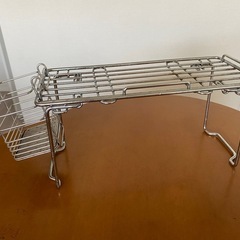 キッチン収納ラック ステンレス製の画像