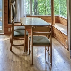 ダイニングテーブル、椅子セット