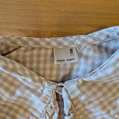 プティマイン　petitmain　半袖ブラウス　子供服　女の子　キッズ服 100の画像