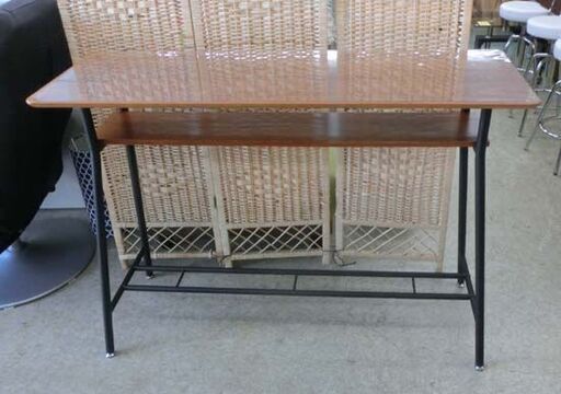 棚付き カウンターテーブル W120H87 ニトリ NEWベラ カウンターバー