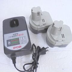 リョービ 12V 充電式ドライバドリル BD-122 充電器、バッテリ2個付き 電動工具 DIY RYOBI 札幌市 白石店の画像