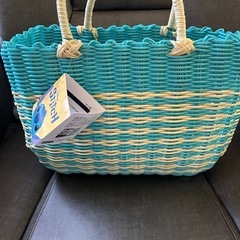 リロ&スティッチプラチナムザッカ編みカゴバック‼️新品未使用品