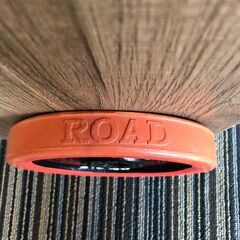 ☆ダンベル 重りのみ 計50㎏ ROAD ブラック×オレンジ 鉄アレイ ウエイトトレーニング 中古品(NF250617)Zi-2052の画像
