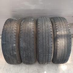 195/80R15 LT　アルミ　タイヤ4本セット　No.232　ハイエース系の画像
