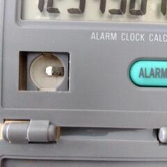 未使用 トラベルグッズ 時計 アラーム 電卓の画像