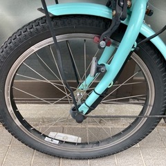 電動自転車 №3546 ヤマハ PAS Babby SP 20インチ ミントグリーン　子供乗せの画像