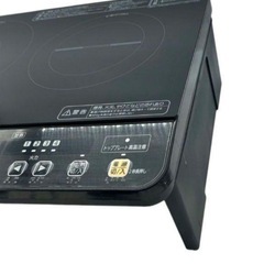 アイリスオーヤマ 卓上2口IHコンロ IHK-W1S-B ブラック 2014年製の画像