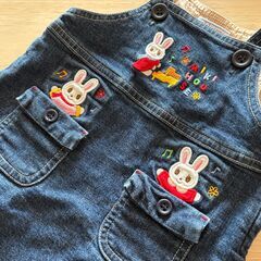 ★サイズ80 ミキハウス GAP オーバーオール スカート デニム ３点セット★の画像