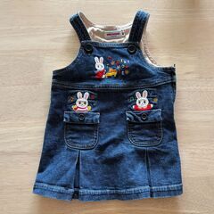 ★サイズ80 ミキハウス GAP オーバーオール スカート デニム ３点セット★の画像