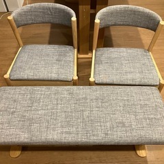 ダイニングテーブルセット 4人掛け ベンチ ダイニングセット ダイニングテーブル カフェ風 食卓テーブルセット 食卓テーブル ダイニング テーブル 幅140 160 リビング ダイニングチェアの画像