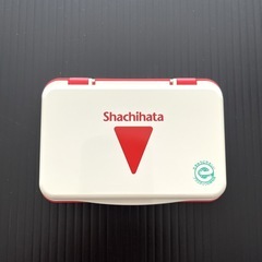 シャチハタ スタンプ台 顔料系 エコス 中形 HG-2EC 赤の画像
