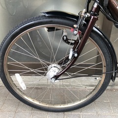 電動自転車 パナソニック ギュット 22/26インチ ブラウン (ki