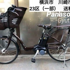 電動自転車 パナソニック ギュット 22/26インチ ブラウン　...