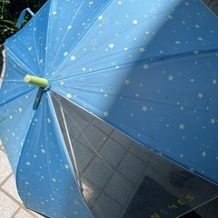 幼児用　雨傘　ブルー
