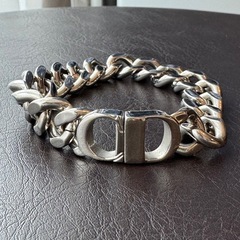 【中古美品】Dior CD Icon チェーンリンク ブレスレット