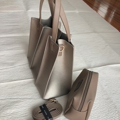 新品　GUSCIO グッシオ スクエア切り替え2WAYトートバッグの画像