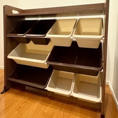 アイリスオーヤマ おもちゃ箱 天板付きの画像