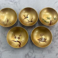 【新品・未使用】盃セット 会津塗 漆器 店頭販売 南区花畑