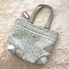 コーチ　coach  シグネチャー　ヘリテージストライプ　バッグの画像