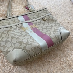 コーチ　coach  シグネチャー　ヘリテージストライプ　バッグの画像