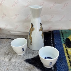 昭和レトロ 有田 カッパ柄徳利5個セット